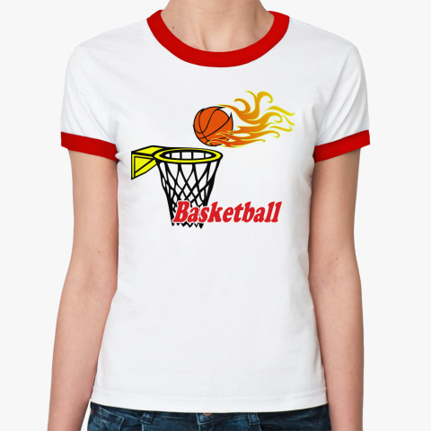 <b>Женские футболки</b> | Ringer-T | <b>Баскетбол</b> | Printdirect.ru