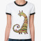 Жіноча футболка ringer-t Йошкін кіт - купити в інтернет-магазині